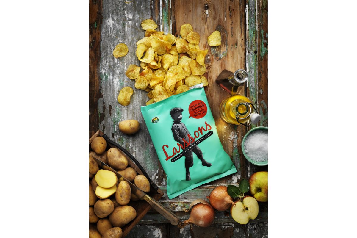 Popcornmaskiner Larssons Potatischips - Cidervinäger