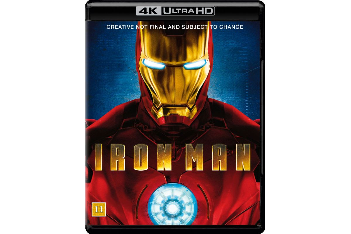 Media Blu-Ray Iron Man 4K UHD (2008)