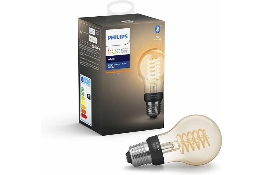 Belysning Philips HUE White Filament E27 BT A60