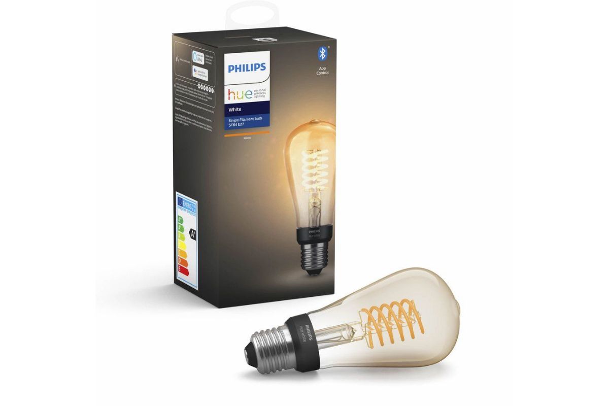 Belysning Philips HUE White Filament E27 BT ST64