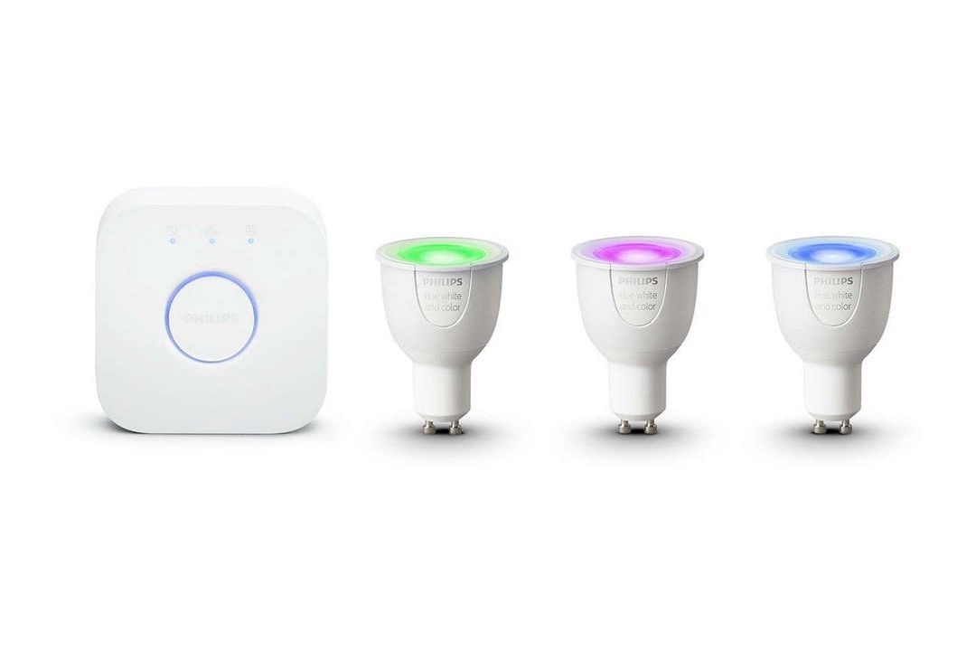 Belysning Philips HUE Wh/Col Ambiance Starter kit GU10