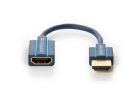 Clicktronic HDMI Flexadapter 10 cm Hane-hona