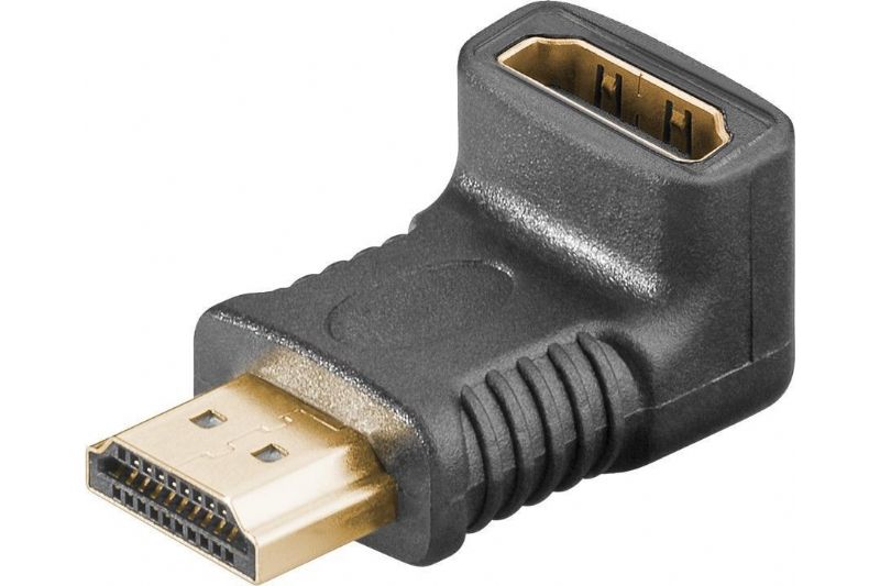 Tillbehör hbb HDMI adapter 90 grader vinkel framåt