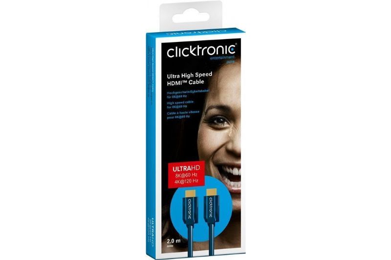 Kablar Clicktronic Ultra High Speed HDMI 8K 1m uppackad 