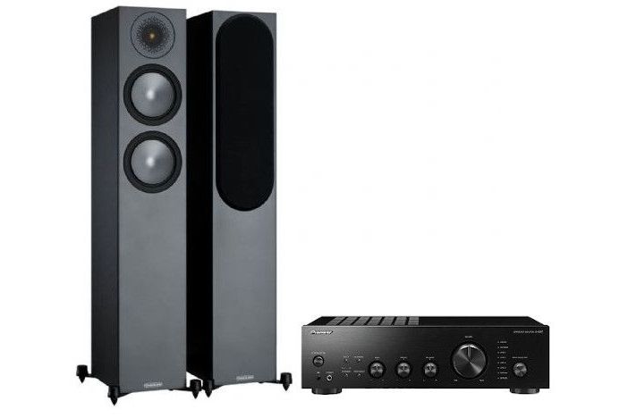 System/Paket Pioneer A-40AE + Monitor Audio Bronze 200