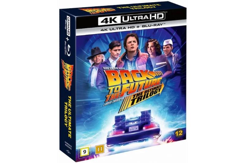 Media Blu-Ray Back to The Future Trilogy 4K UHD
