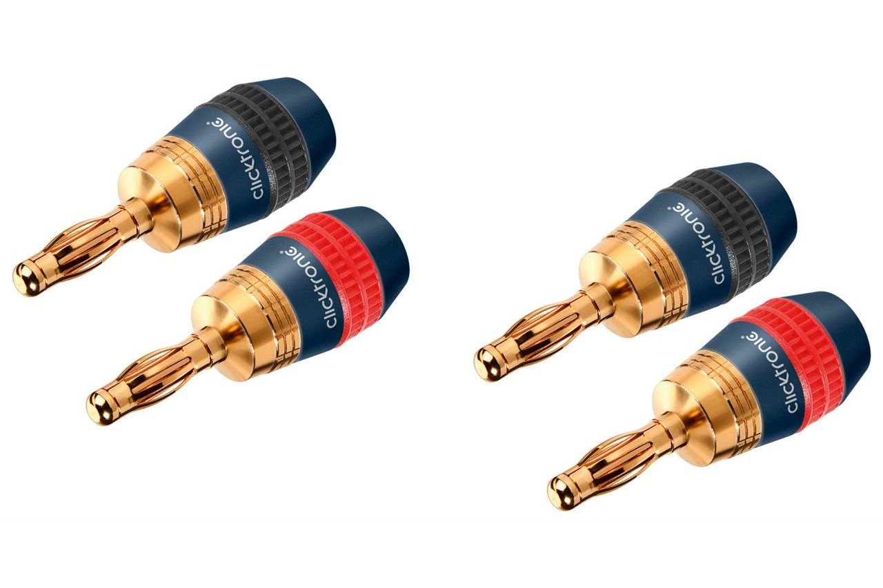 Kablar Clicktronic Banankontakter SimpleLock