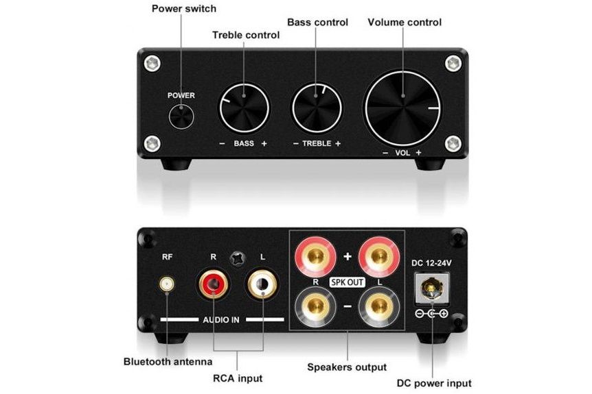 Förstärkare Avin AMP50BT stereoförstärkare