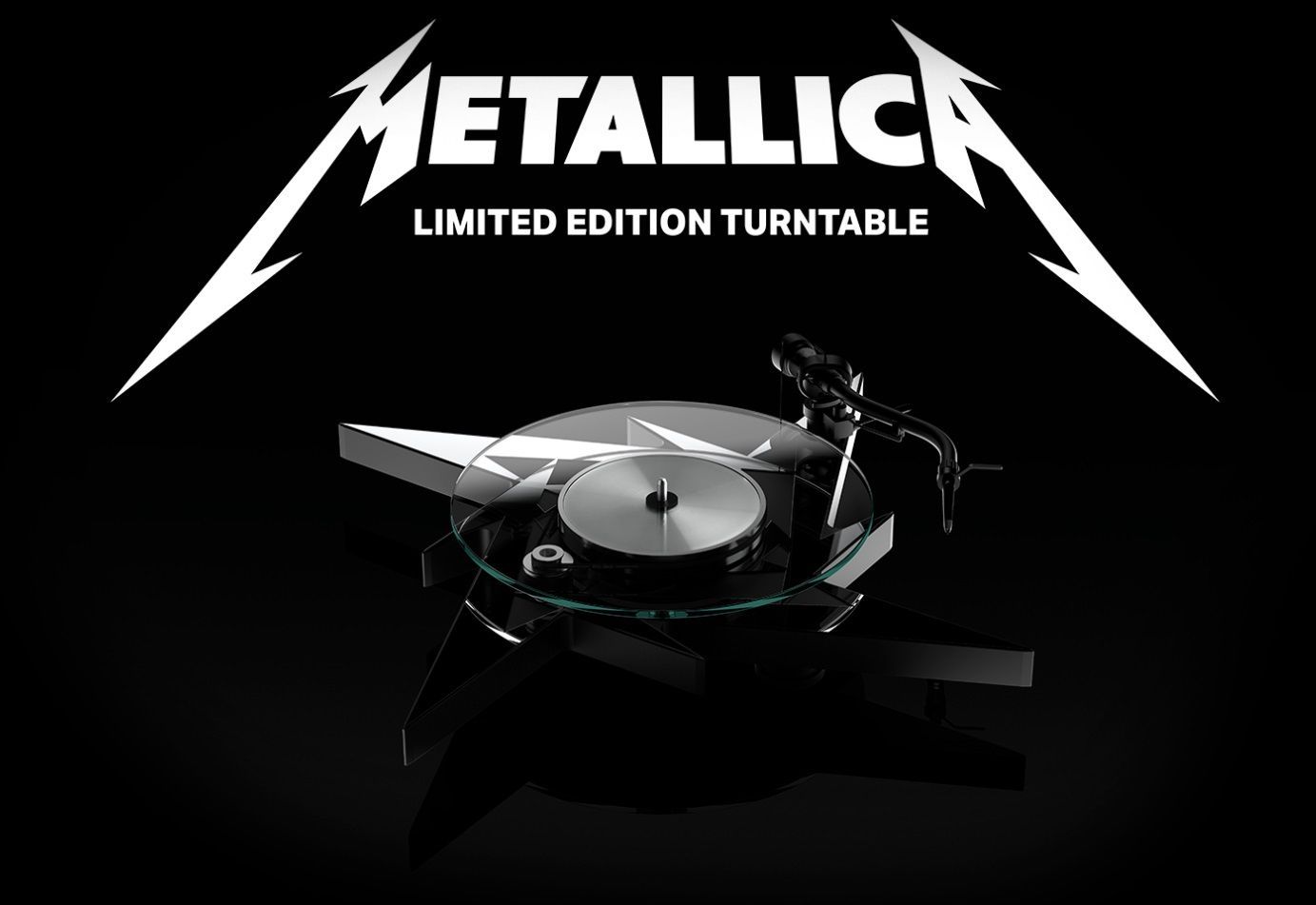 Vinyl Pro-Ject Audio Metallica Limited Edition Turntable