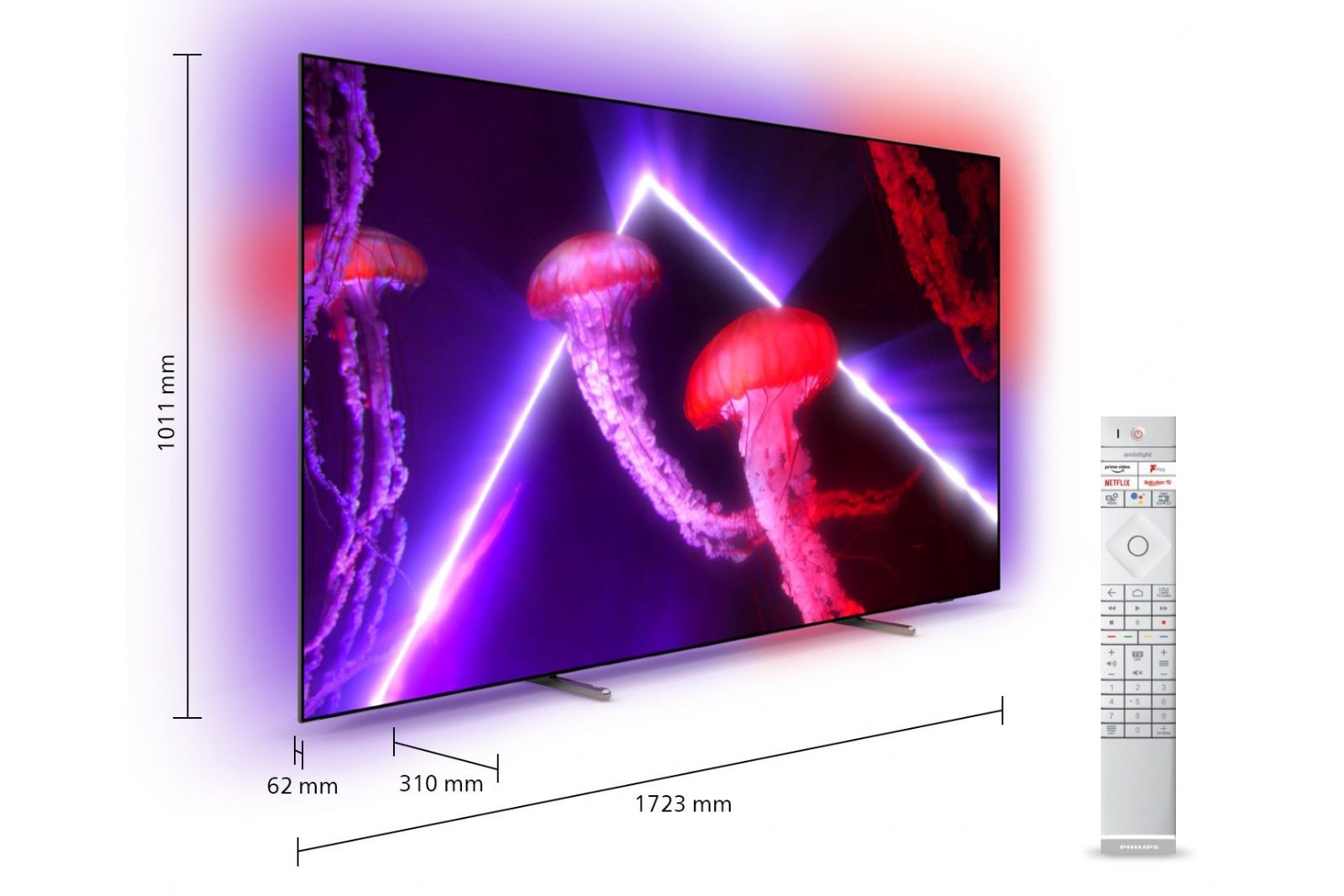TV-apparater Philips 77OLED807 77-tums 4K UHD Smart OLED-TV