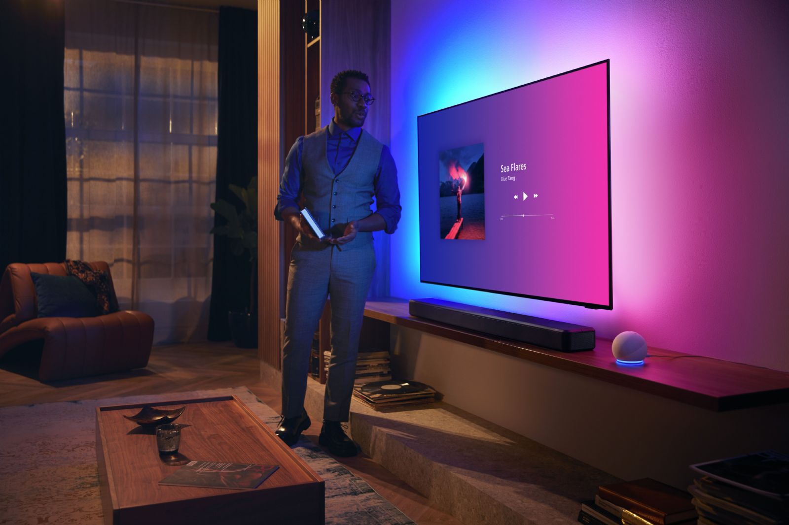 TV-apparater Philips 77OLED807 77-tums 4K UHD Smart OLED-TV