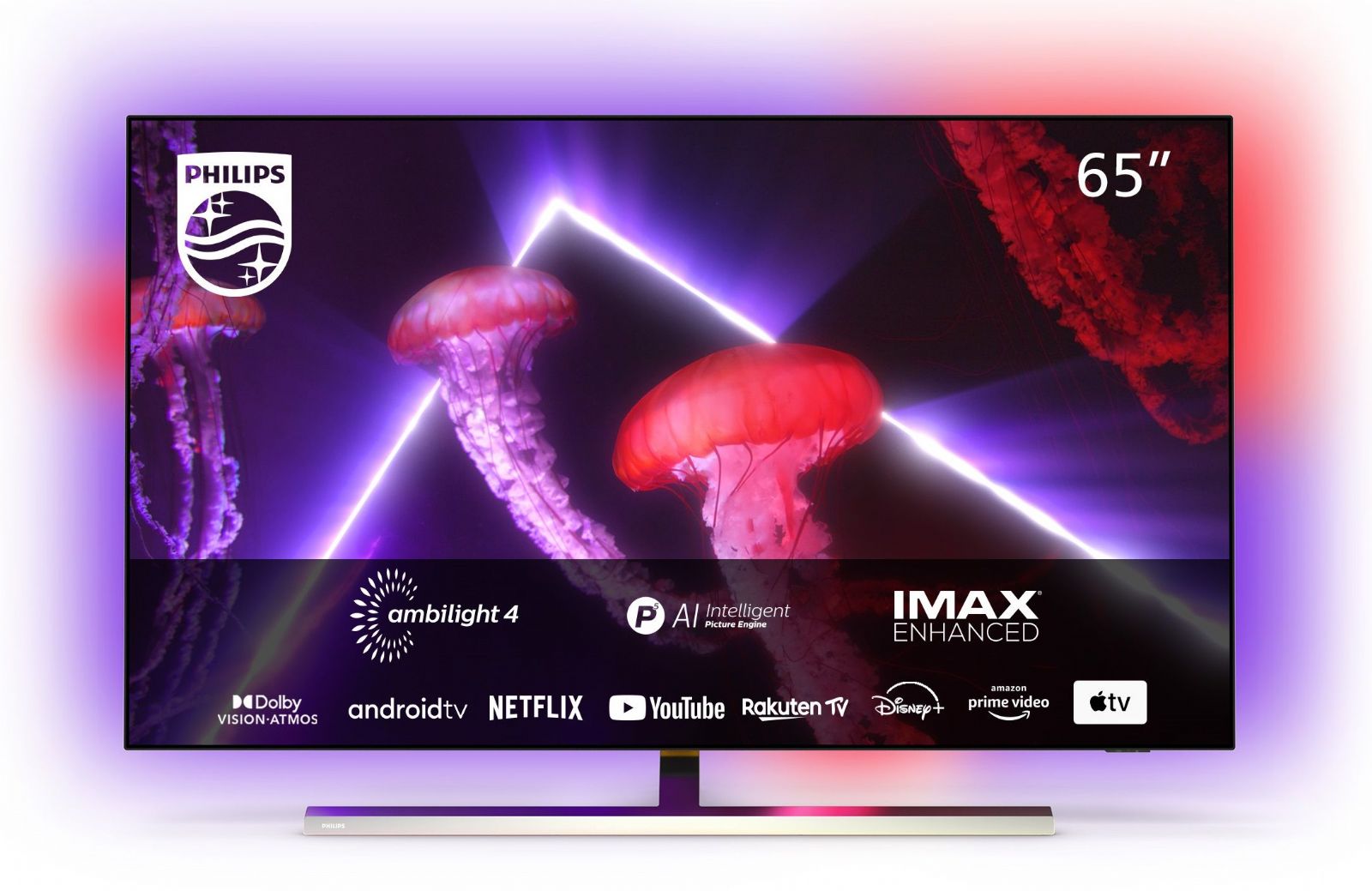 TV-apparater Philips 65OLED807 65-tums 4K UHD Smart OLED-TV