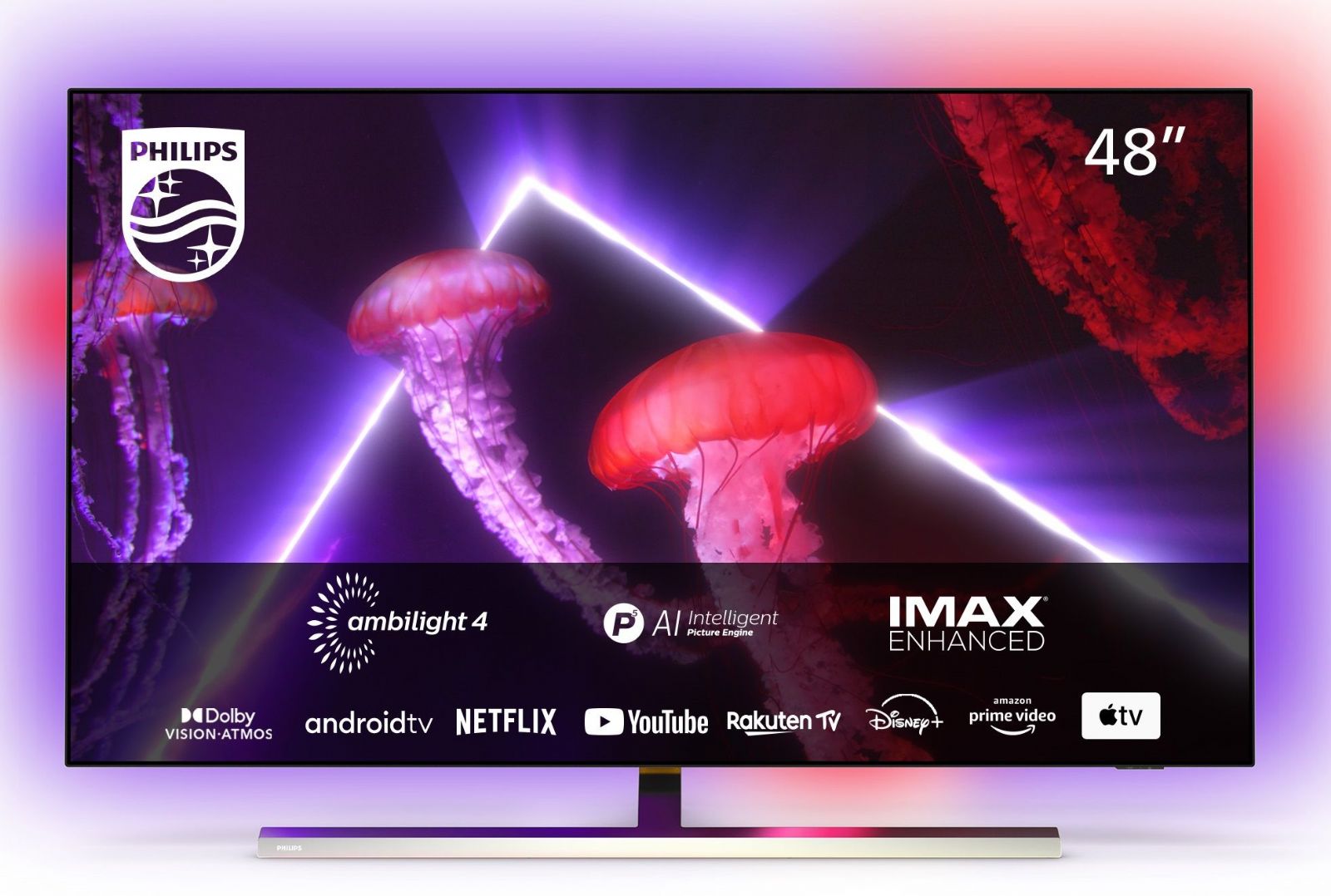 TV-apparater Philips 48OLED807 48-tums 4K UHD Smart OLED-TV