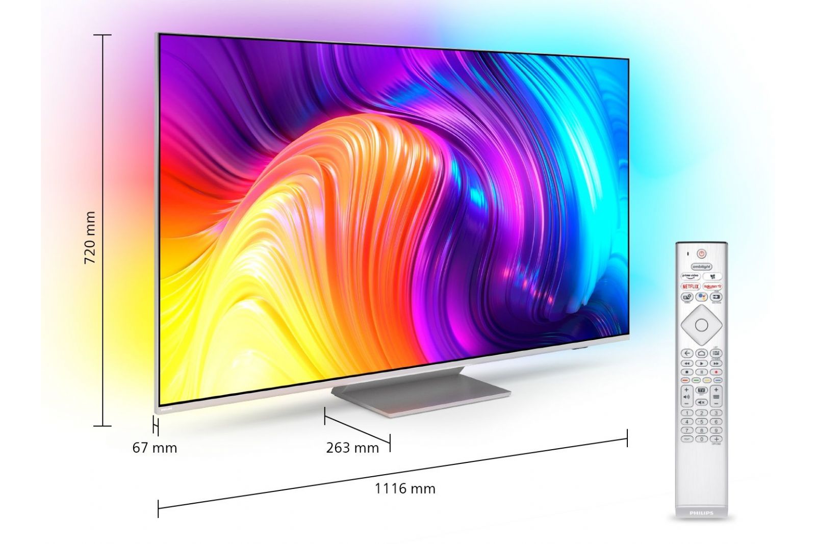 TV-apparater Philips 50PUS8807/12 The One 50-tums 4K UHD TV