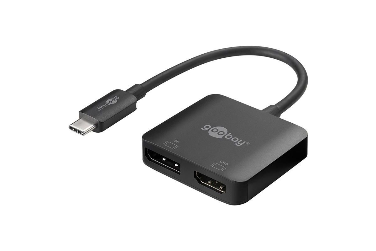 Kablar Goobay USB-C till DisplayPort och HDMI
