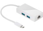 Goobay USB-C till RJ45 nätverk och 2 x USB 3.0