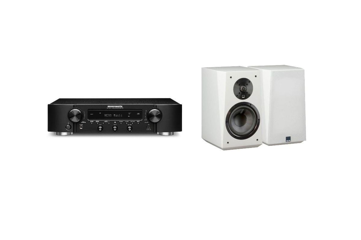 System/Paket Marantz NR1200 i svart + SVS Ultra Bookshelf