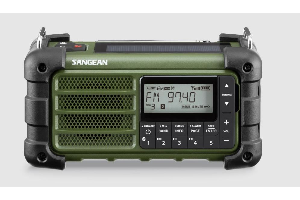 Bluetooth högtalare Sangean MMR-99 vevradio Demo