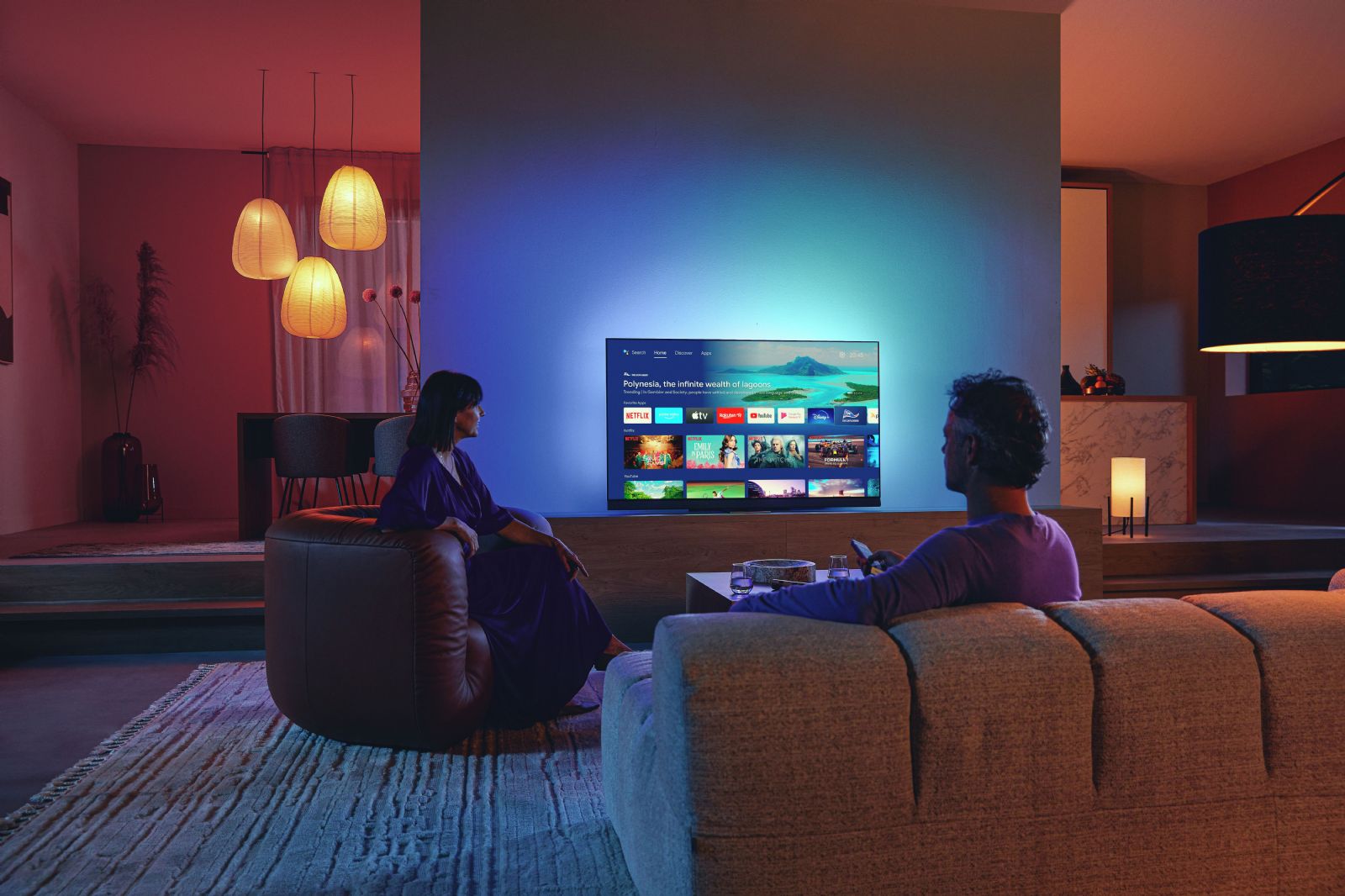 TV-apparater Philips 48OLED907/12 48-tums 4K OLED+ Smart-TV