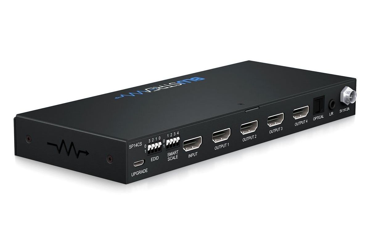 Tillbehör Blustream SP14CS 4K HDMI-splitter 1 till 4