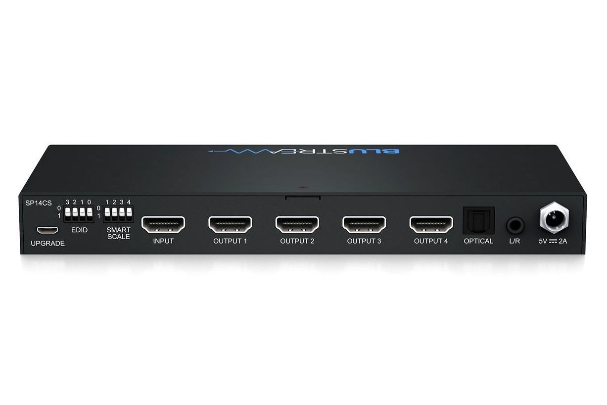 Tillbehör Blustream SP14CS 4K HDMI-splitter 1 till 4