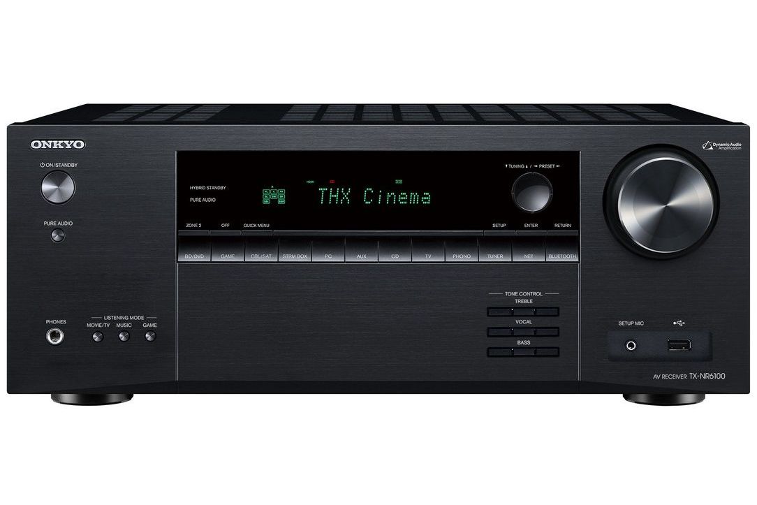 Förstärkare Onkyo TX-NR6100 7.2-kanals A/V nätverkreceiver