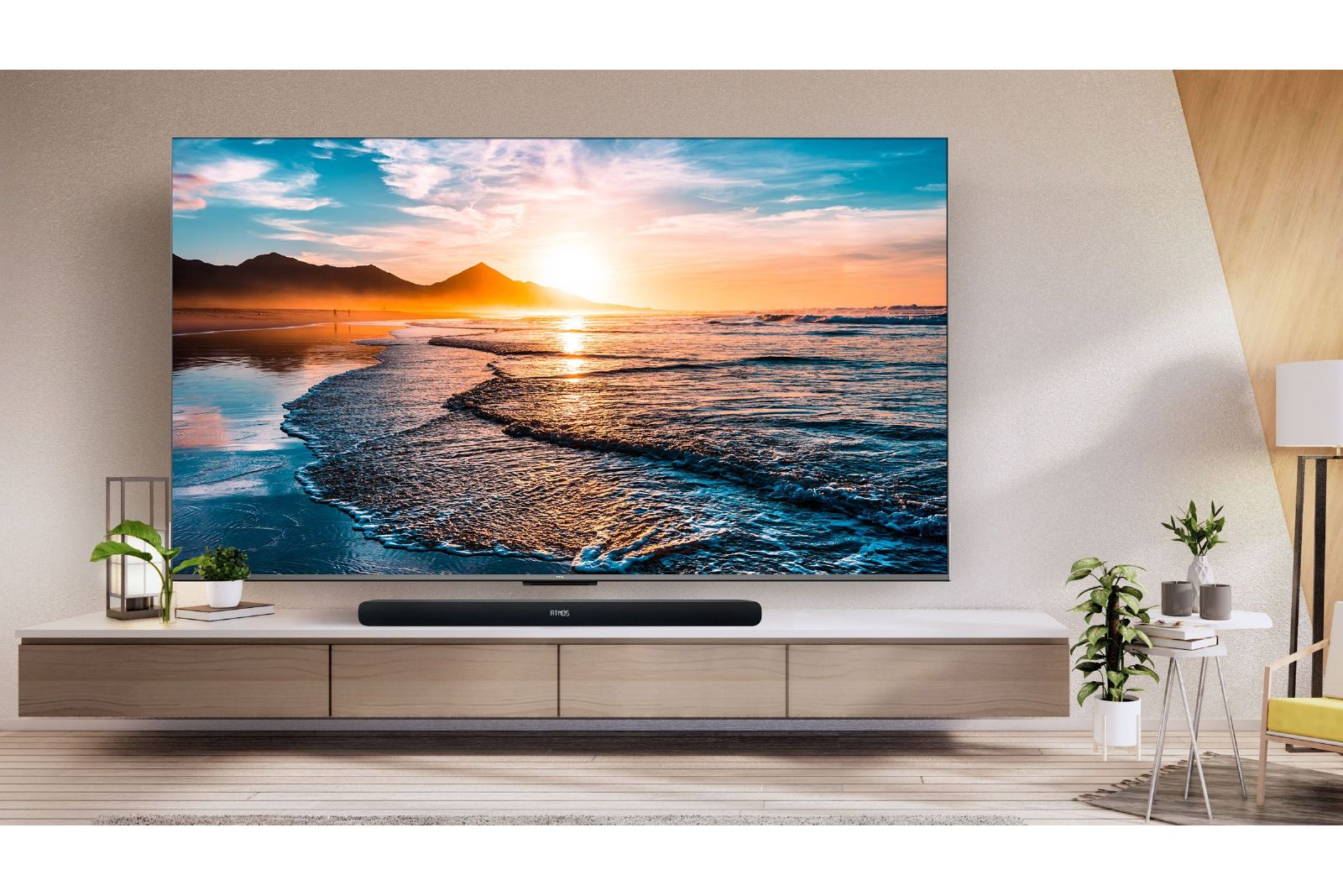 TV-apparater TCL 85C735 85 tums 4K Smart QLED-TV