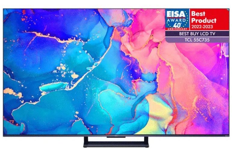 TV-apparater TCL 55C735 55 tums 4K Smart QLED-TV