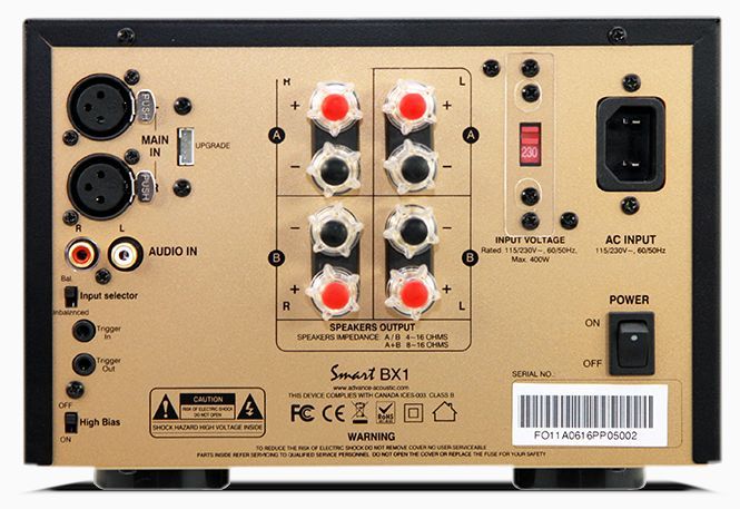 Förstärkare Advance Acoustic Smart BX-1 stereoslutsteg Demo