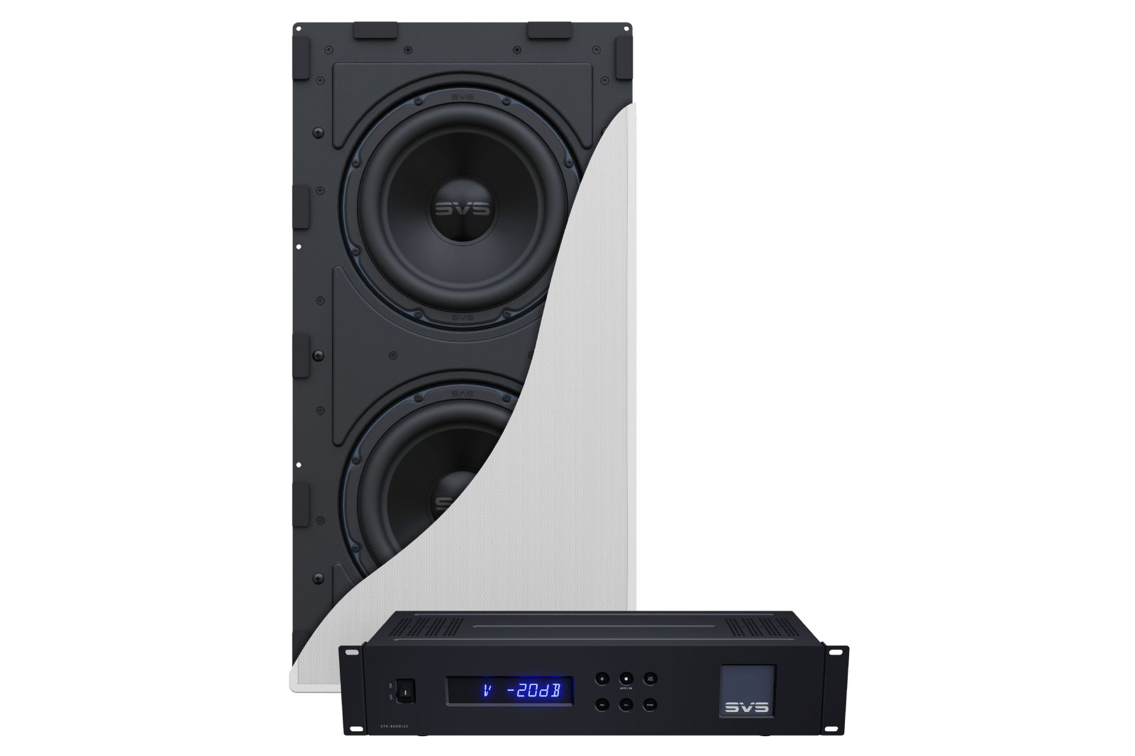 Subwoofers SVS 3000 In-Wall Single Subw Kit Visn/demo