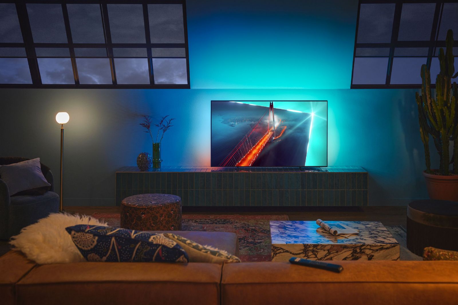 TV-apparater Philips 48OLED708 4K OLED Ambilight Google TV