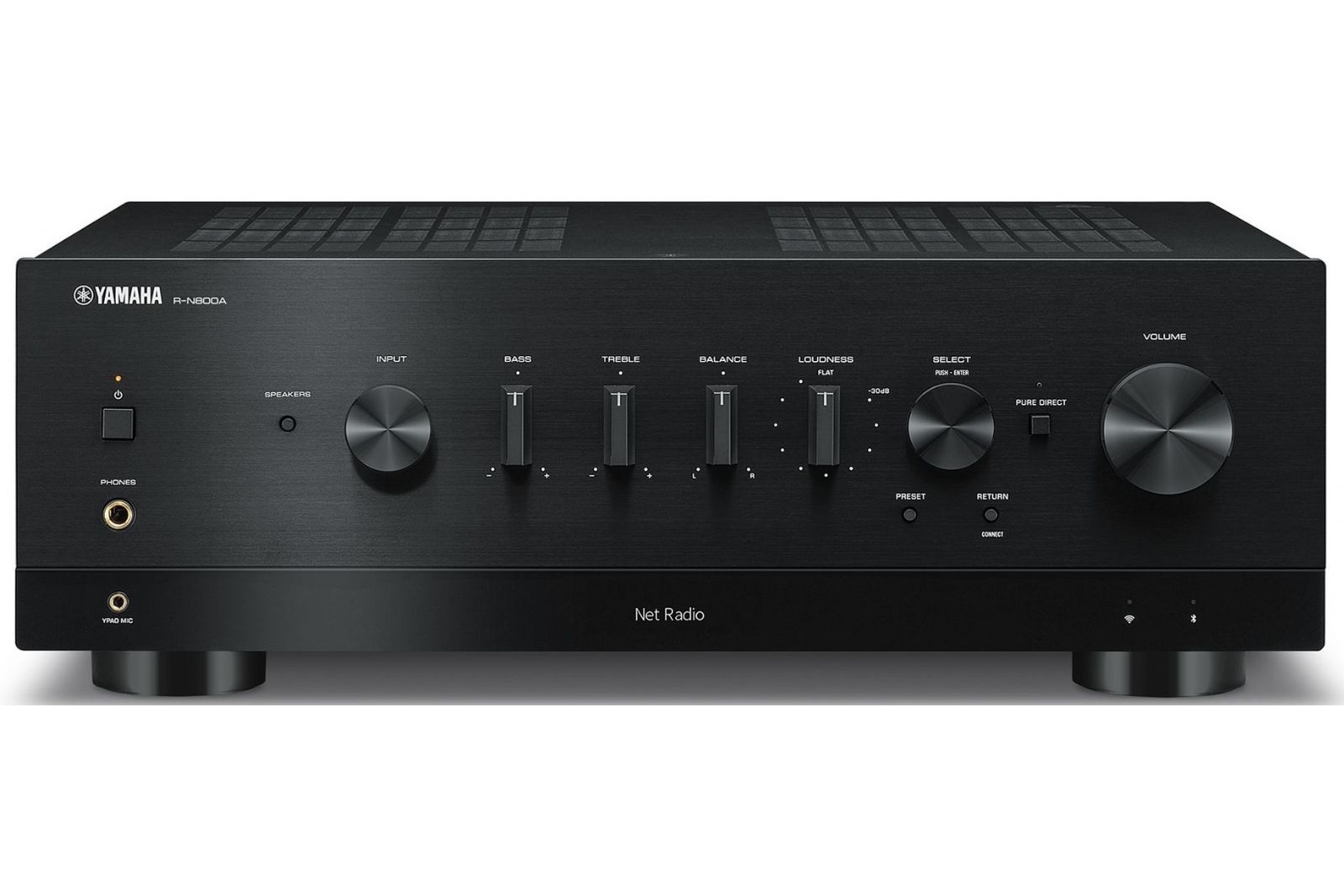 Förstärkare Yamaha R-N800A stereoreceiver med nätverksstöd