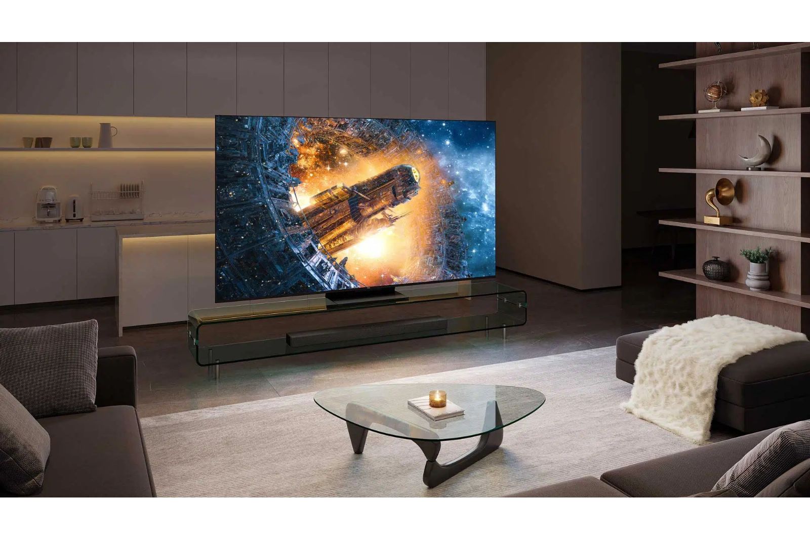 TV-apparater TCL 55C849 55-tums Mini-LED Google-TV