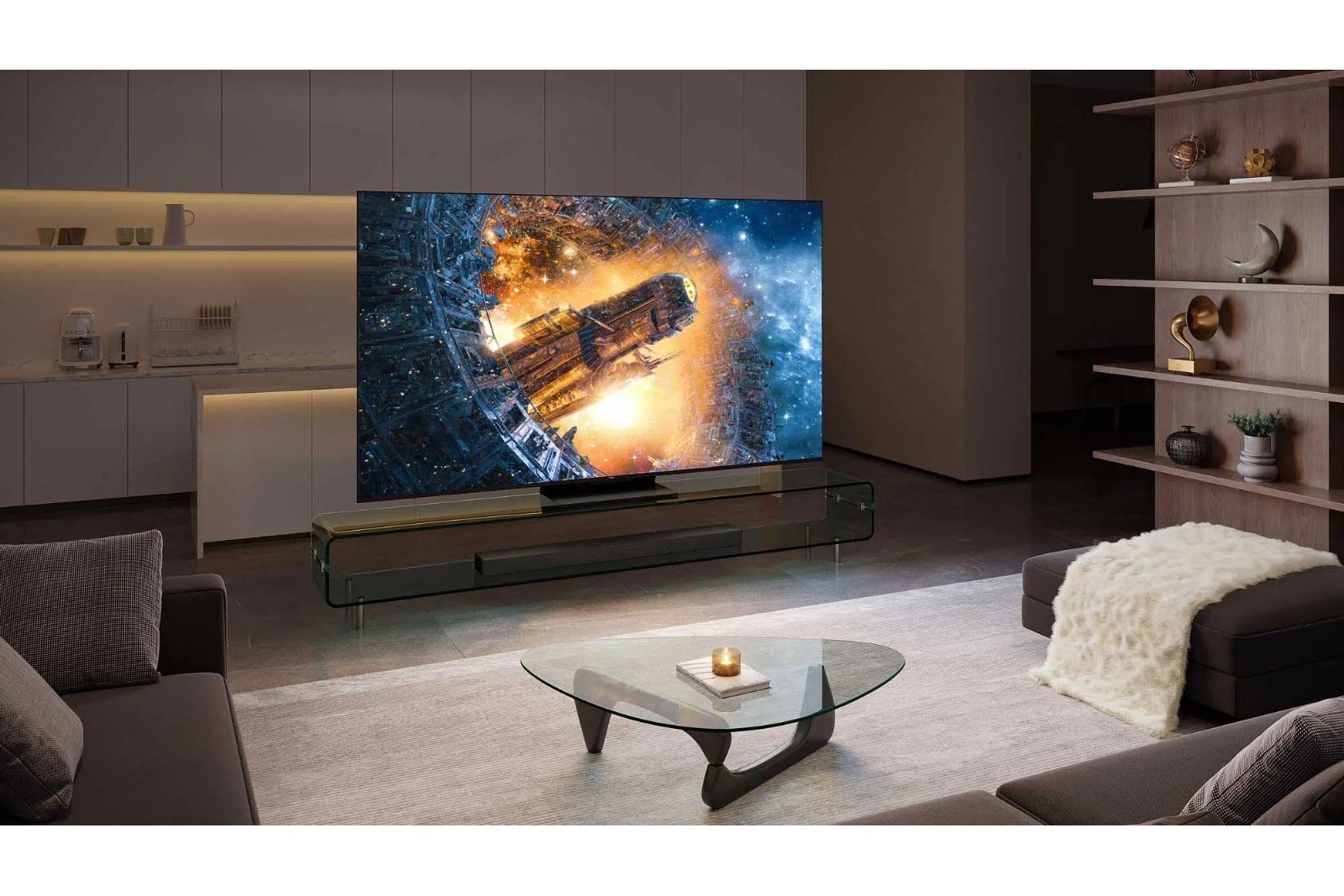 TV-apparater TCL 85C849 85-tums Mini-LED Google-TV