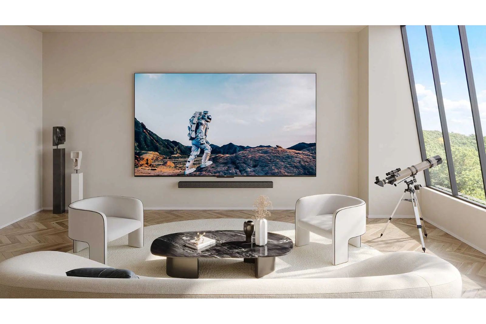 TV-apparater TCL 85C849 85-tums Mini-LED Google-TV