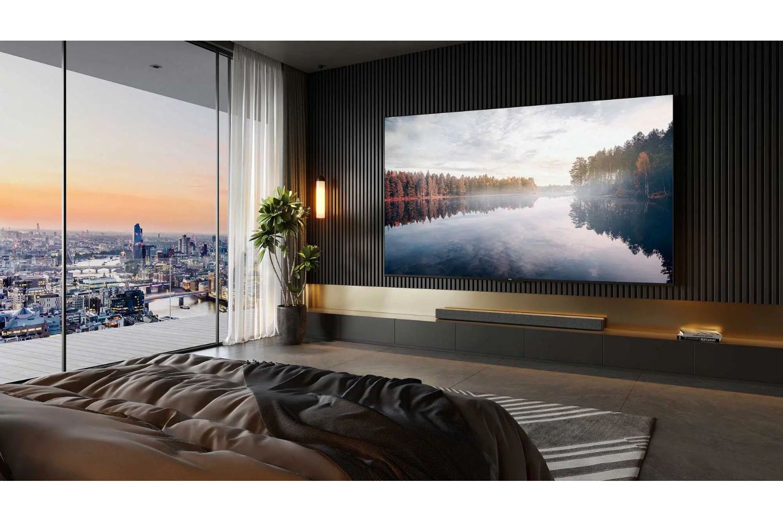 TV-apparater TCL 85C849 85-tums Mini-LED Google-TV