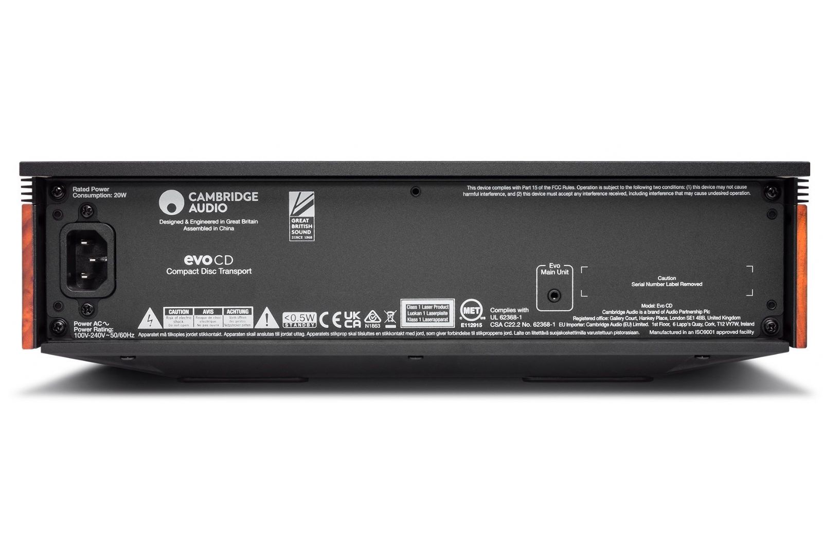 Blu-Ray/Mediaspelare Cambridge Audio Evo CD CD-transport