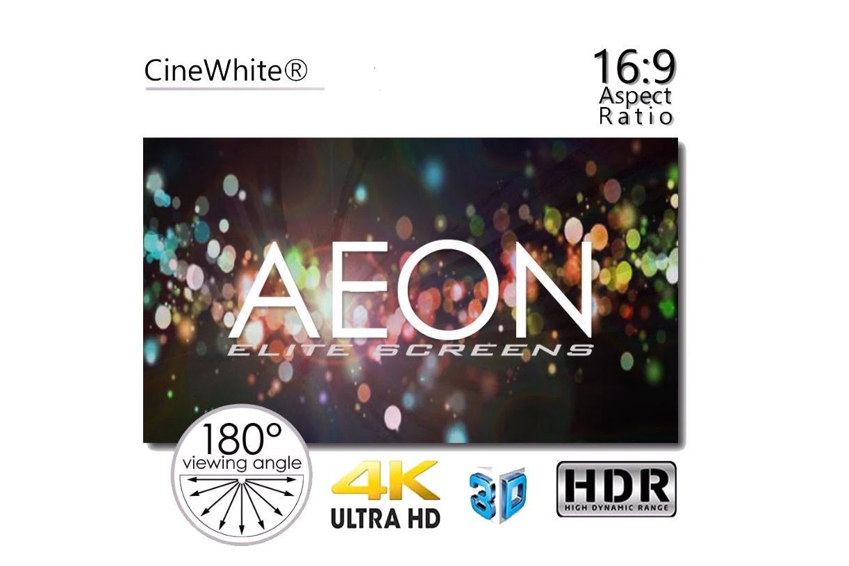 Dukar Elite Screens AEON Edge Free CineWhite 16:9