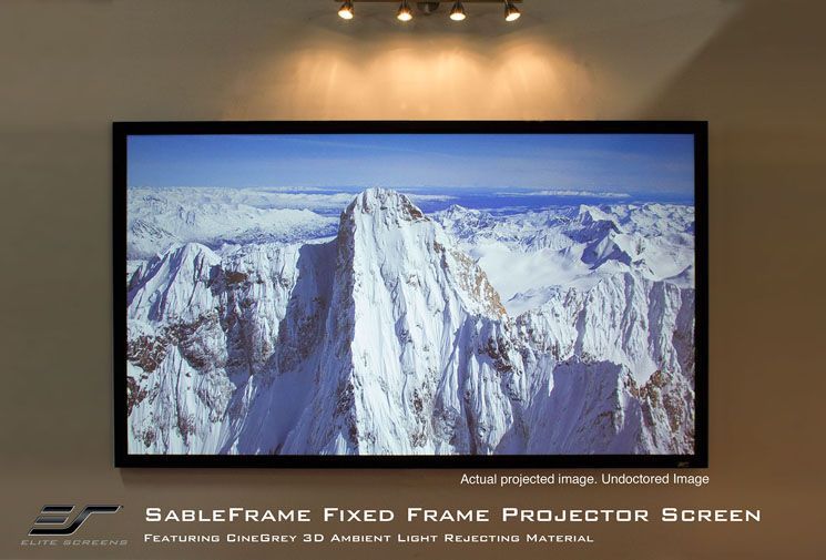 Dukar Elite Screens Sable Frame CineGrey 3D ALR 16:9