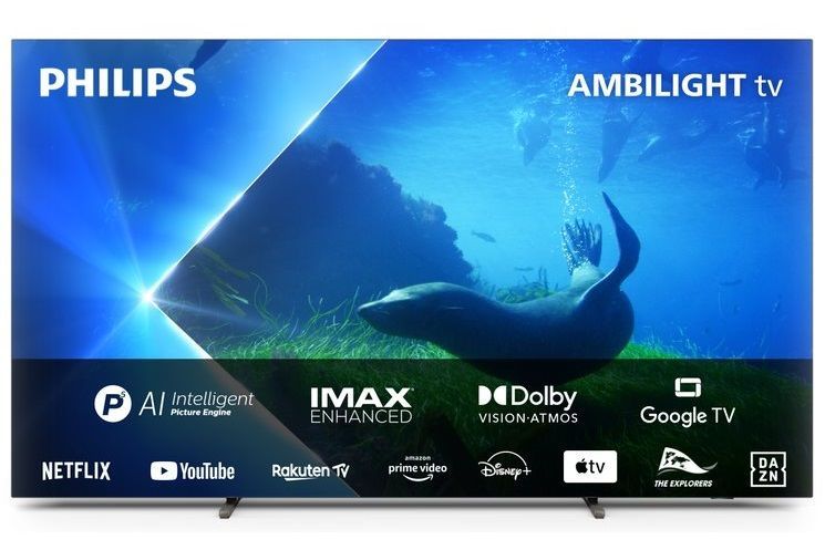 TV-apparater Philips 77OLED808 OLED 4K Ambilight Google TV