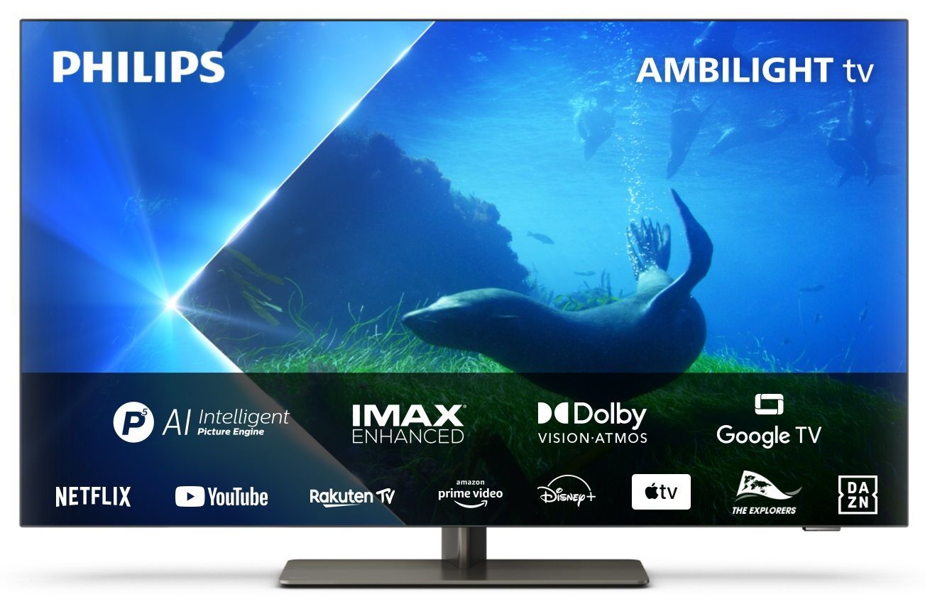 TV-apparater Philips 65OLED808 OLED 4K Ambilight Google TV