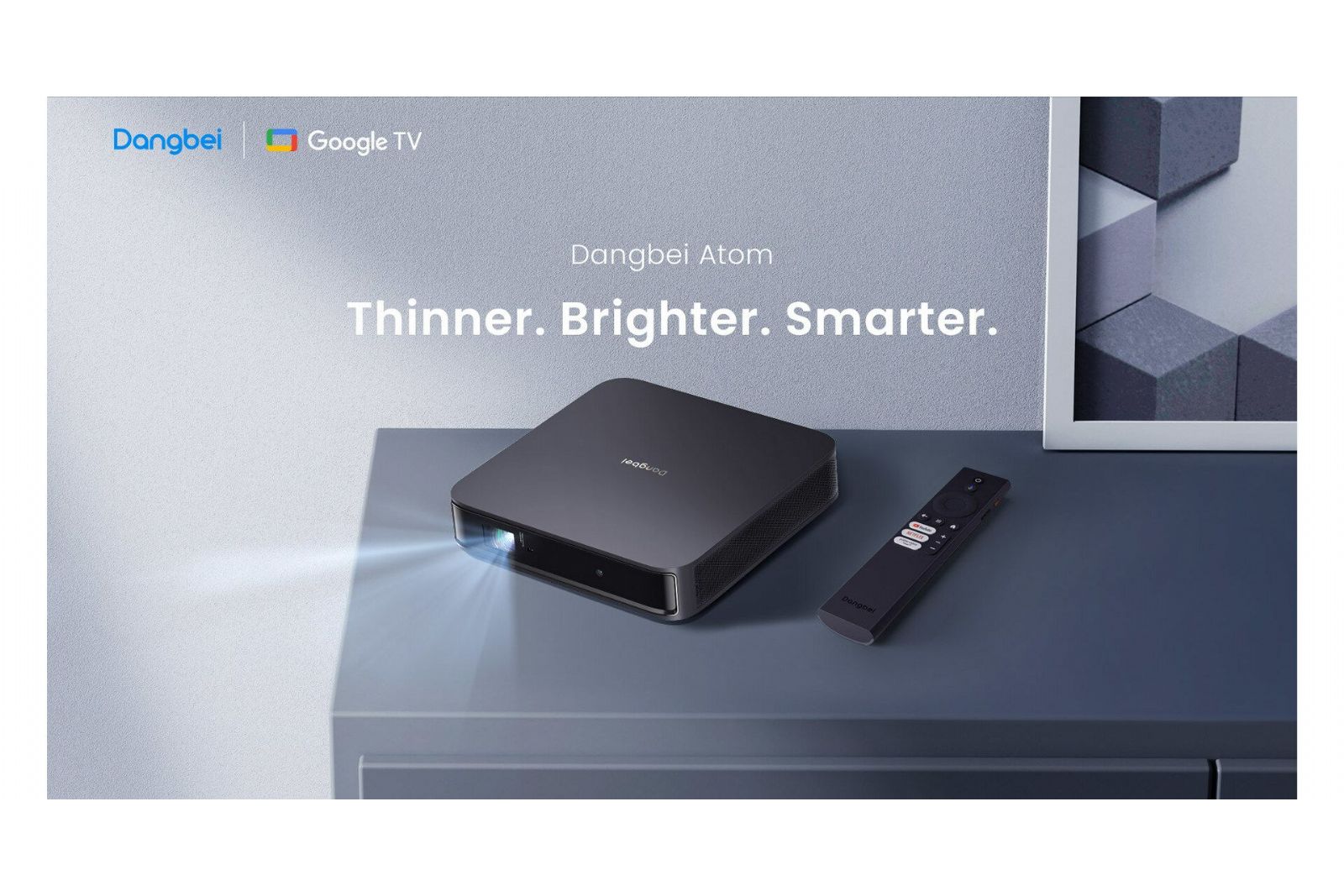 Projektorer Dangbei Atom laserprojektor med Google TV