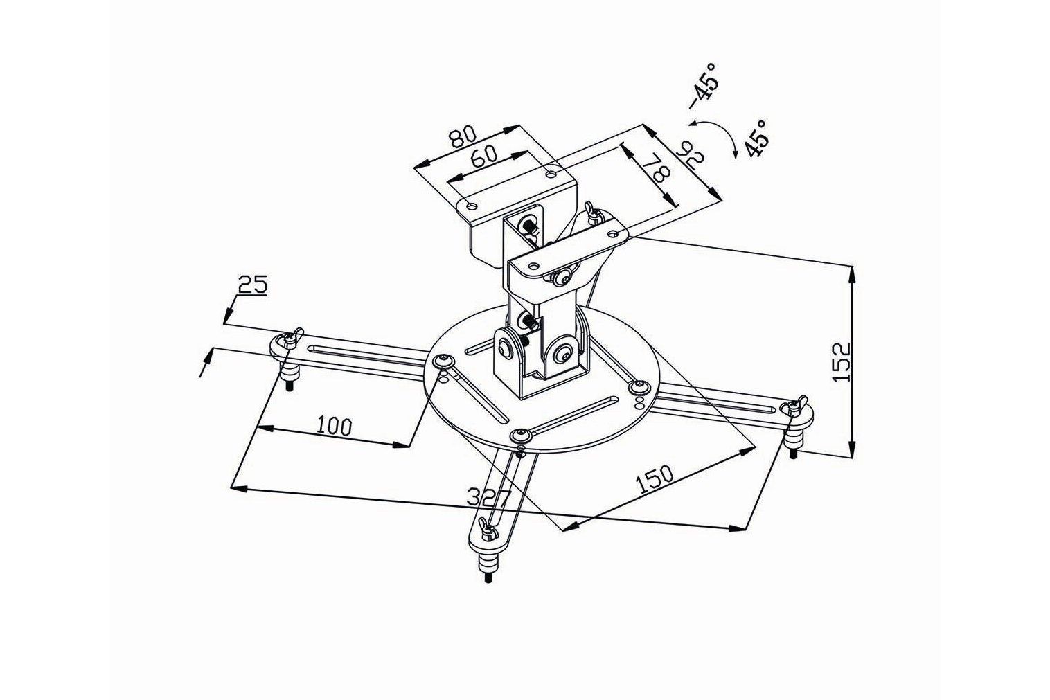 Tillbehör hbb Projektorfäste Basic