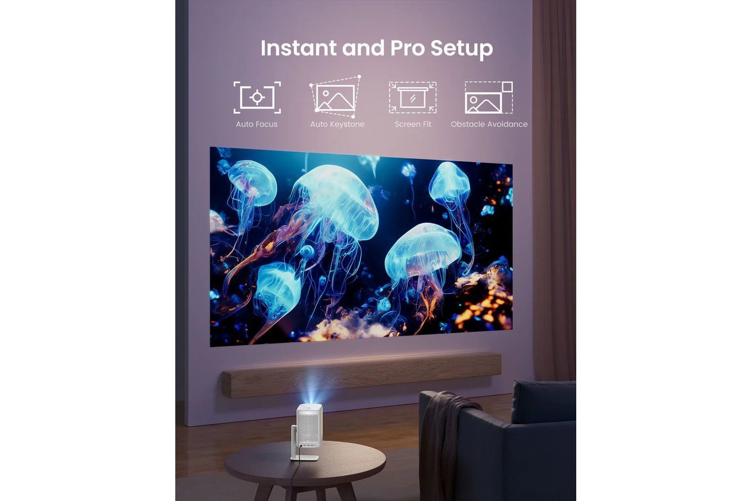 Projektorer Dangbei N2 Full-HD LED kompakt smartprojektor