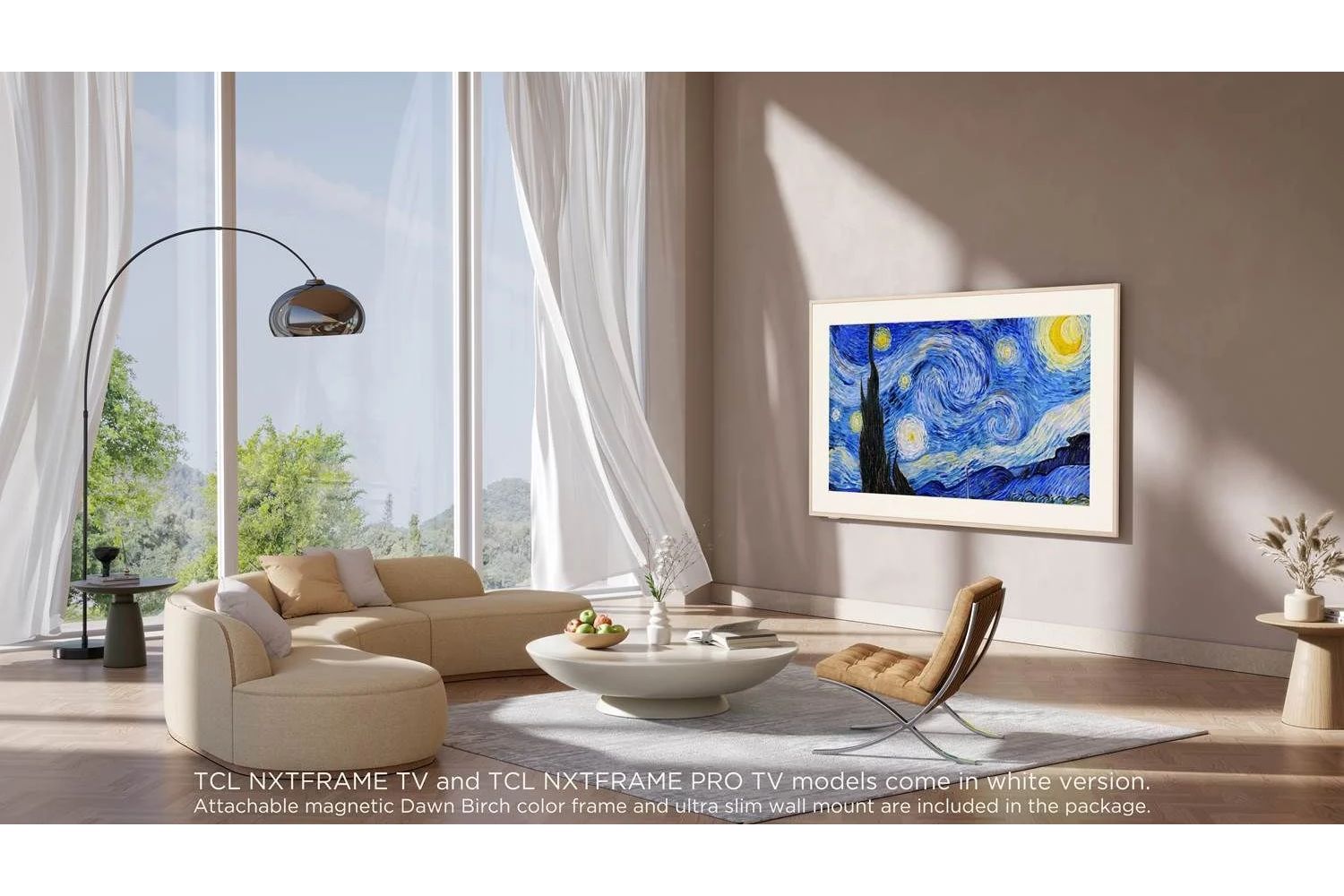 TV-apparater TCL NXTFRAME TV 75A300W 4K QLED Smart-TV