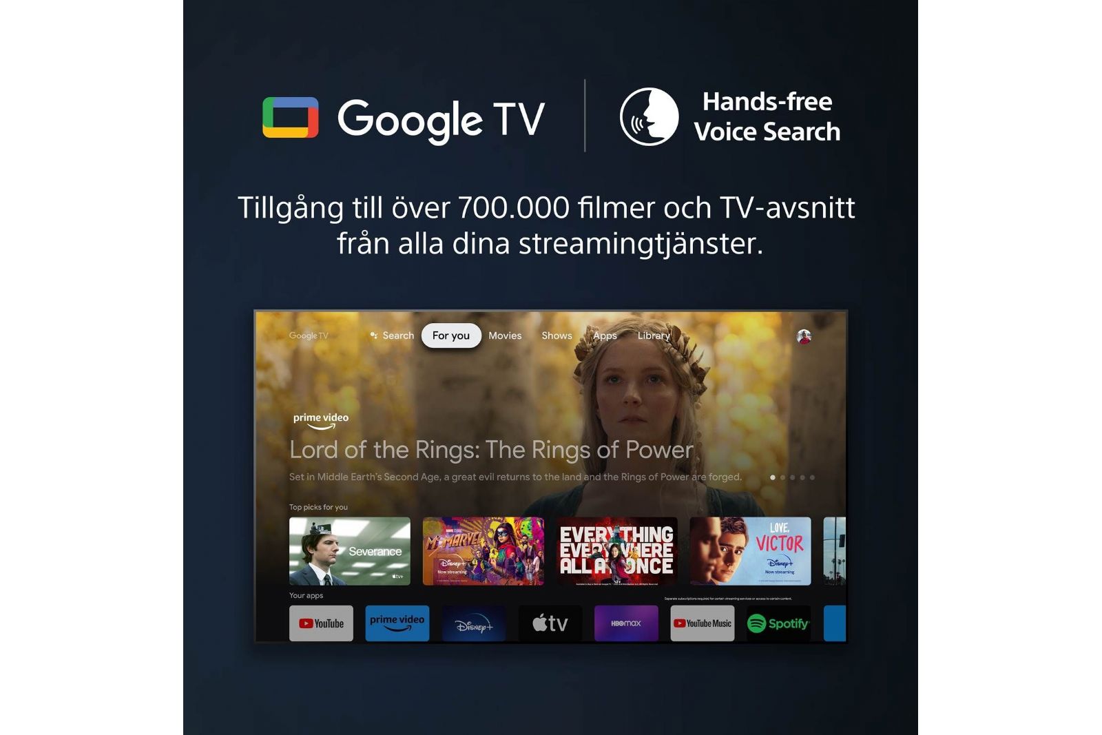 TV-apparater Sony KD85X80LAEP 4K HDR LED Google-TV 
