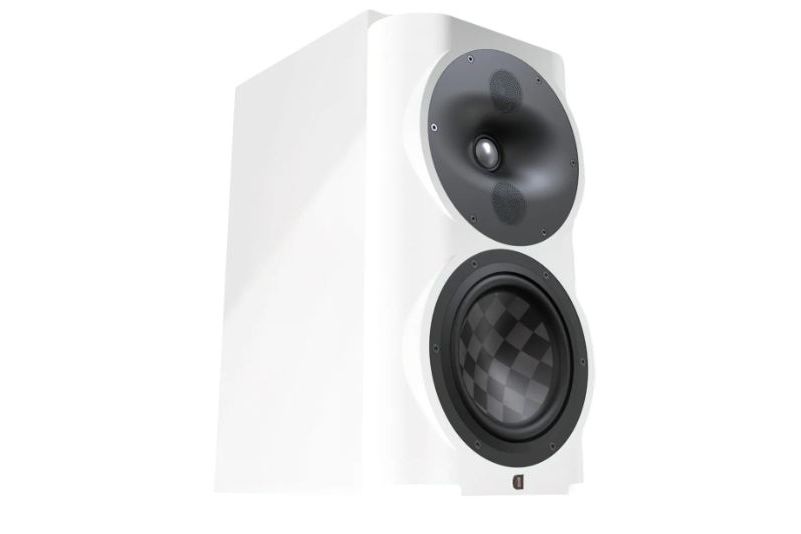 Högtalare Perlisten Audio S4b stativhögtalare vit Demo visning