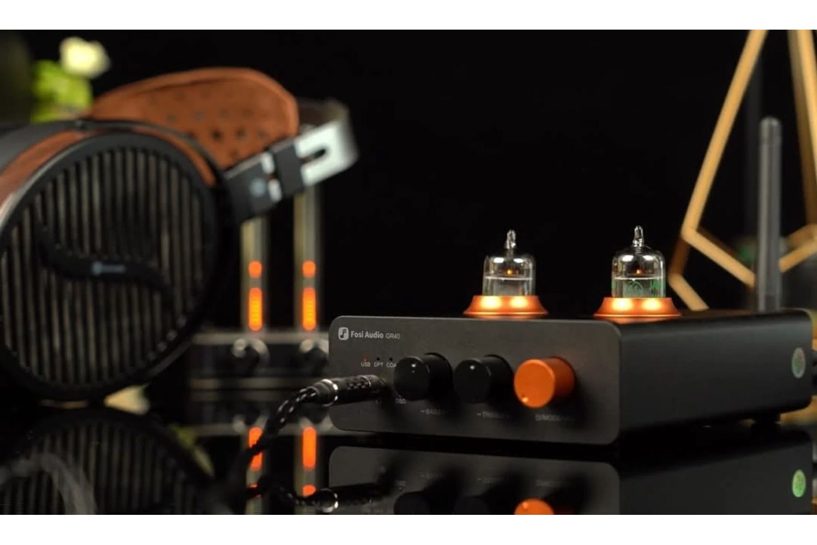 Hörlurar Fosi Audio GR40 DAC och hörlursförstärkare