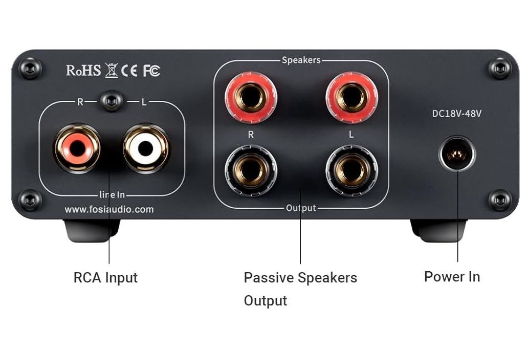 Förstärkare Fosi Audio TB10D 32V/5A stereoförstärkare