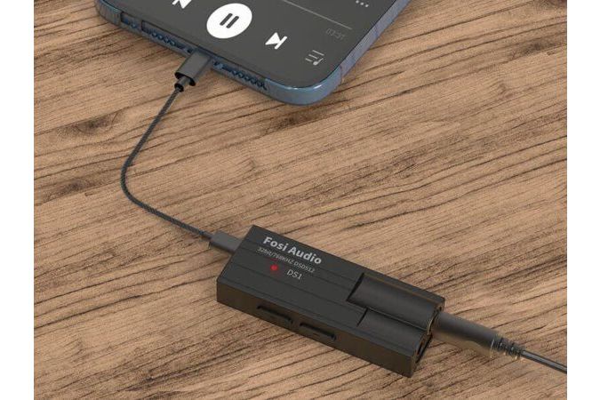 Hörlurar Fosi Audio DS1 hörlursförstärkare och DAC